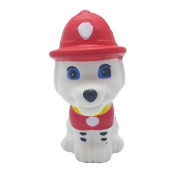 Jucarie Squishy, parfumata, Jumbo (16 x 10 cm), catelusul pompier